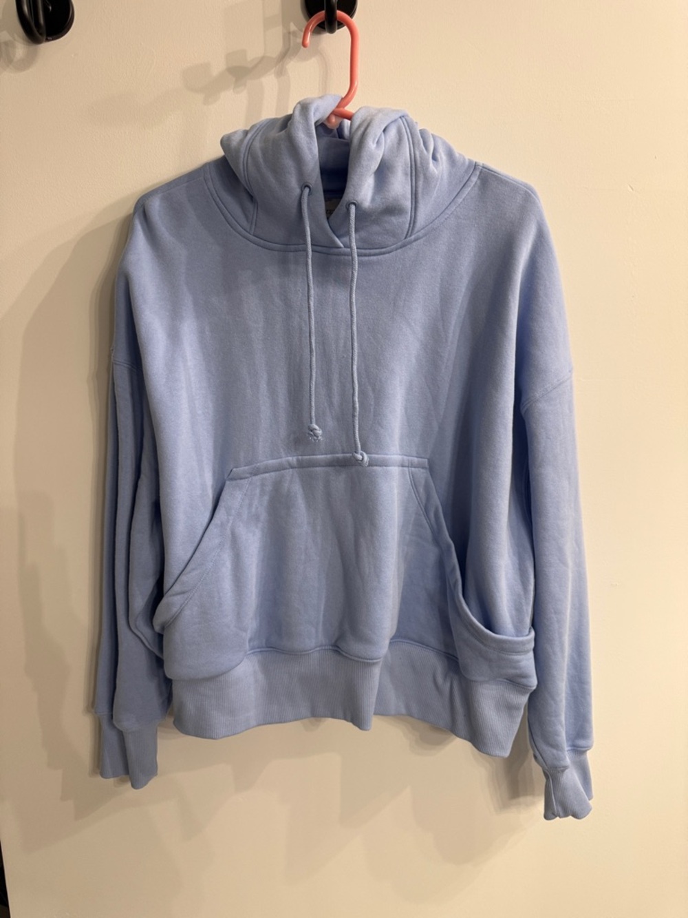 Zenana Outfitters perrywinkle Blue Hooded Pullover Sweatshirt